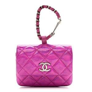 Chanel Patent Lambskin Quilted Cc Hook #230845C15B